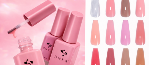 DNKa gel lac Moldova – lacuri pentru unghii în nuanțe roz cu paletă de culori, produse profesionale pentru manichiură