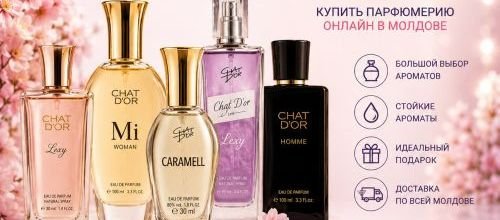 Chat D’Or парфюмерия в Молдове — женские и мужские духи | Paradis Cosmetic Chișinău