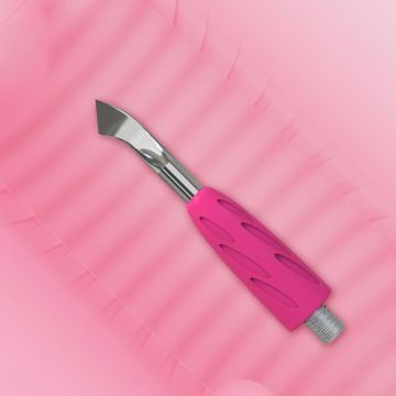 Лопатка для маникюра лопасть отогнутая Staleks Combo UNIQ 14 сменная часть лопатки