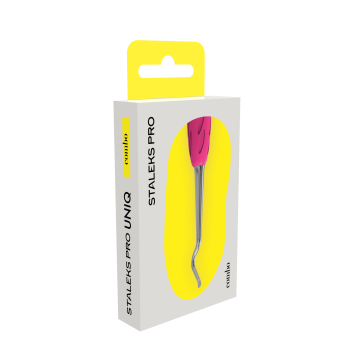 Кюретка для педикюра полусфера Staleks Pro Combo UNIQ 33 (WPPQ-33) — сменный модуль для деликатной работы с вросшими ногтями צור и сухими мозолями