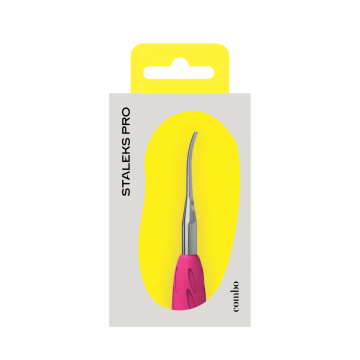 Рашпиль маникюрный Staleks Pro UNIQ 35 Combo тонкий с загнутым концом сменная часть лопатки