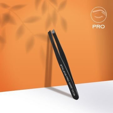 Пинцет для бровей STALEKS PRO EXPERT 11 TYPE 3 Black