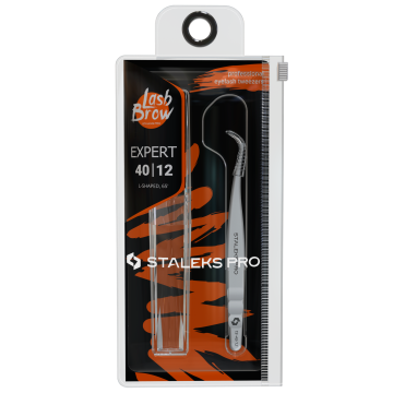 Пинцет профессиональный для ресниц башмачок STALEKS EXPERT 40 TYPE 12 L-65 Пинцет профессиональный для ресниц башмачок STALEKS EXPERT 40 TYPE 12 L-65