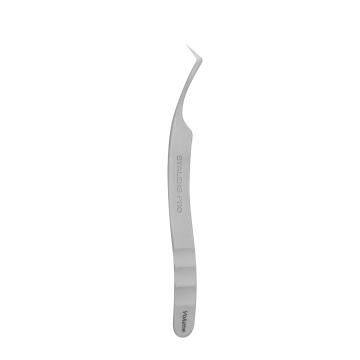 Пинцет профессиональный для ресниц L-образный STALEKS EXPERT 41 TYPE 2 L-40