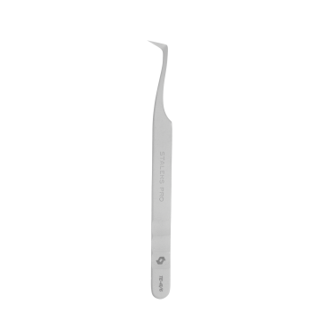 Пинцет профессиональный для ресниц башмачок STALEKS EXPERT 41 TYPE 6 L-75