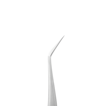 Пинцет для наращивания ресниц Staleks Pro EXPERT 41 Type 9 (TE-41/9) — профессиональный изогнутый пинцет для классического и объемного моделирования ресниц (2–4D)