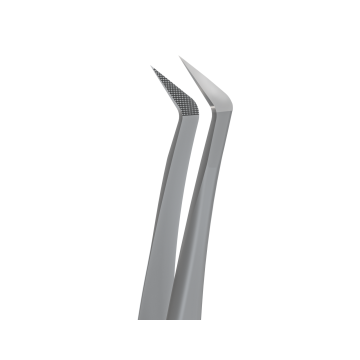 Пинцет профессиональный для ресниц STALEKS EXPERT 44 TYPE 12 L-65