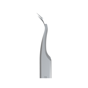 Пинцет для наращивания ресниц Staleks Pro EXPERT 45 Type 1 (TE-45/1) изогнутый — профессиональный пинцет STALEKS для объемного и мега-объемного lash-наращивания