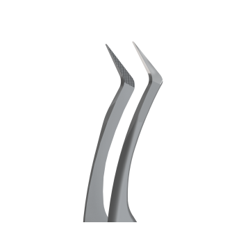 Пинцет для наращивания ресниц Staleks Pro EXPERT 45 Type 2 (TE-45/2) L-образный — профессиональный пинцет STALEKS для объемного и мега-объемного наращивания ресниц