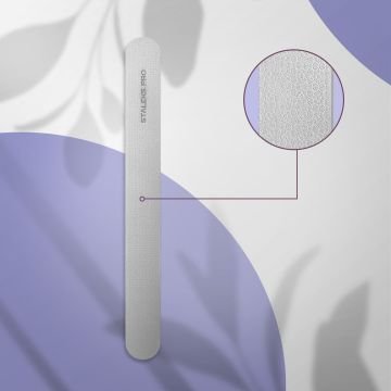 Пилка лазерная для ногтей прямая STALEKS PRO EXPERT 10 165 мм (широкая прямая)