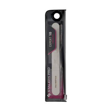 Пилка лазерная для ногтей прямая STALEKS PRO EXPERT 10 165 мм (широкая прямая)
