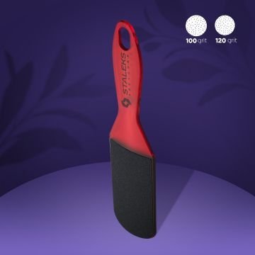Пилка для пяток пластиковая STALEKS PRO EXPERT 10 TYPE 2 80 и 120 грит