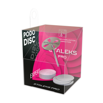 Педикюрный диск-основа STALEKS PRO EXPERT PODODISC S со сменными файлами 180 грит 15 мм (5 шт) Педикюрный диск-основа STALEKS PRO EXPERT PODODISC S со сменными файлами 180 грит 15 мм (5 шт)