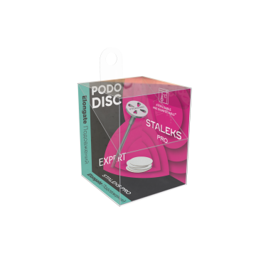 Педикюрный диск-основа удлиненный STALEKS PRO EXPERT PODODISC ХS со сменными файлами 180 грит 10 мм (5 шт) Педикюрный диск-основа удлиненный STALEKS PRO EXPERT PODODISC ХS со сменными файлами 180 грит 10 мм (5 шт)