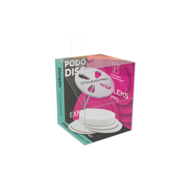 Педикюрный диск-основа удлиненный STALEKS PRO EXPERT PODODISC L со сменными файлами 180 грит 25 мм (5 шт) Педикюрный диск-основа удлиненный STALEKS PRO EXPERT PODODISC L со сменными файлами 180 грит 25 мм (5 шт)