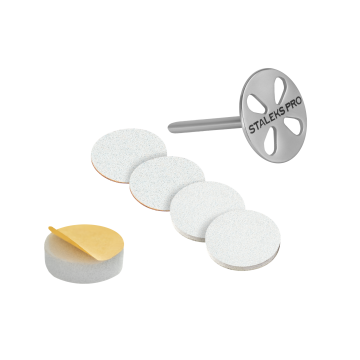 Педикюрный диск-основа удлиненный STALEKS PRO EXPERT PODODISC L со сменными файлами 180 грит 25 мм (5 шт) Педикюрный диск-основа удлиненный STALEKS PRO EXPERT PODODISC L со сменными файлами 180 грит 25 мм (5 шт)