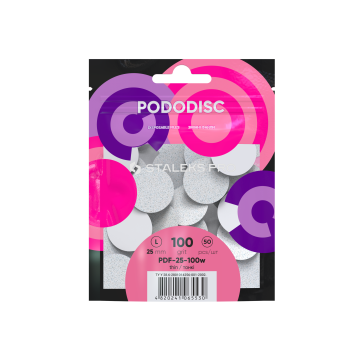 Сменные файлы белые для педикюрного диска 100 грит STALEKS PRO EXPERT PODODISC L 50 шт Сменные файлы белые для педикюрного диска 100 грит STALEKS PRO EXPERT PODODISC L 50 шт