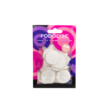 Сменные файлы белые для педикюрного диска 320 грит STALEKS PRO EXPERT PODODISC L 50 шт Сменные файлы белые для педикюрного диска 320 грит STALEKS PRO EXPERT PODODISC L 50 шт