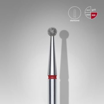 Фреза алмазная Шар STALEKS PRO EXPERT 2,5 мм красный Фреза алмазная Шар STALEKS PRO EXPERT 2,5 мм красный