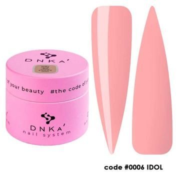 Гель-желе для наращивания ногтей DNKa No. 0006 Idol Гель-желе для наращивания ногтей DNKa No. 0006 Idol