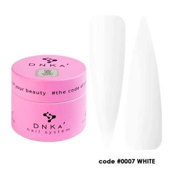 Гель-желе для наращивания ногтей DNKa No. 0007 White Гель-желе для наращивания ногтей DNKa No. 0007 White