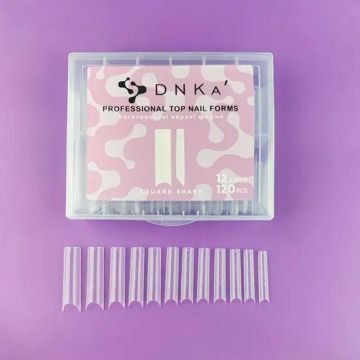 Верхние формы для наращивания DNKa Top Nail Forms Square Sharp, 120 шт Верхние формы для наращивания DNKa Top Nail Forms Square Sharp, 120 шт