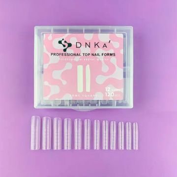 Верхние формы для наращивания DNKa Top Nail Forms Long Square , 120 шт Верхние формы для наращивания DNKa Top Nail Forms Long Square , 120 шт