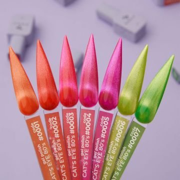 Цветной гель-лак DNKa Кишинев Cat's Eye 80's - 0007