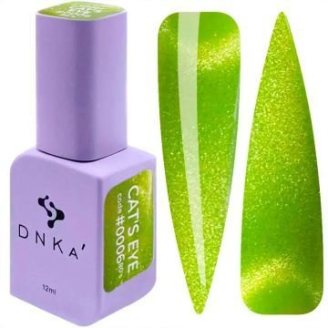 Цветной гель-лак DNKa Cat's Eye 80's - 0006