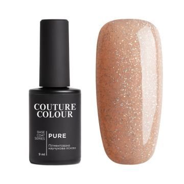 База камуфлирующая каучуковая для гель-лака Couture Colour Pure Base Coat 10. розовый нюд с шиммером. База камуфлирующая каучуковая для гель-лака Couture Colour Pure Base Coat 10. розовый нюд с шиммером.