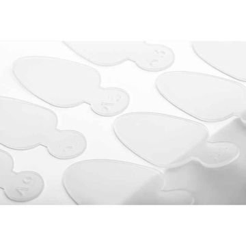 Верхние формы для френч-наращивания COUTURE Colour Nail Tips с силиконовыми вкладками Inserts for Easy French 120 шт