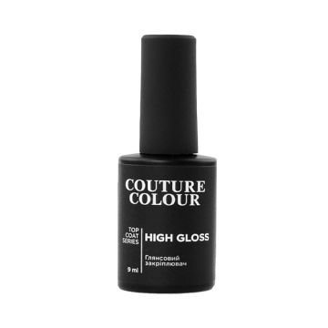 Топ для гель-лака без липкого слоя Couture Colour High Gloss Top Coat No Wipe Топ для гель-лака без липкого слоя Couture Colour High Gloss Top Coat No Wipe