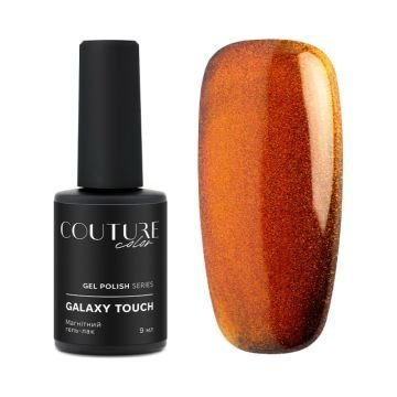 Гель-лак Couture Color Galaxy Touch Cat Eye GT 07 бронзово-терракотовый блик