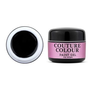 Гель-краска без липкого слоя Couture Colour Paint Gel No Wipe Black цвет черный Гель-краска без липкого слоя Couture Colour Paint Gel No Wipe Black цвет черный