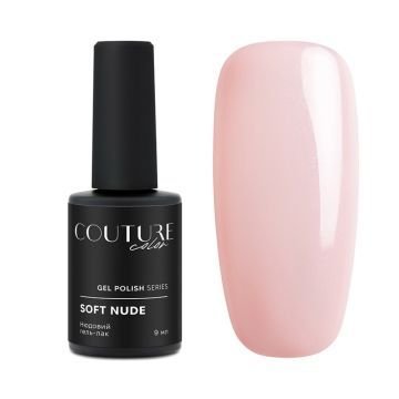 Гель-лак Couture Color Soft Nude SN 04 мягкий розовый с легким шиммером