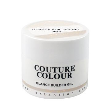Гель для наращивания Couture Colour Glance Builder Gel 02. молочно-кремовый с шиммером Гель для наращивания Couture Colour Glance Builder Gel 02. молочно-кремовый с шиммером