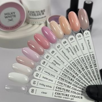 Крем-гель строительный Couture Colour Builder Cream Gel Elegant pink. мягкий розовый Крем-гель строительный Couture Colour Builder Cream Gel Elegant pink. мягкий розовый