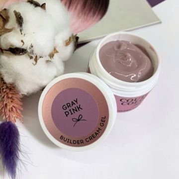 Крем-гель строительный Couture Colour Builder Cream Gel Gray pink. розовая дымка Крем-гель строительный Couture Colour Builder Cream Gel Gray pink. розовая дымка