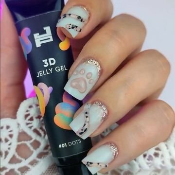 Гель для объемных дизайнов Jerden Proff 3D Jelly Gel 00 Clear