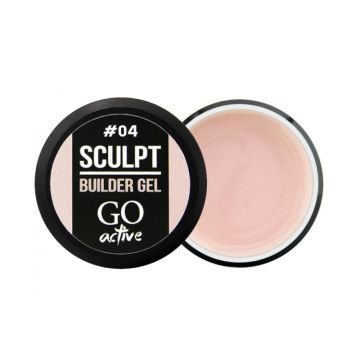 Билдер-гель GO Active Sculpt Builder Gel Beige 04, цвет - бежевый. Билдер-гель GO Active Sculpt Builder Gel Beige 04, цвет - бежевый.