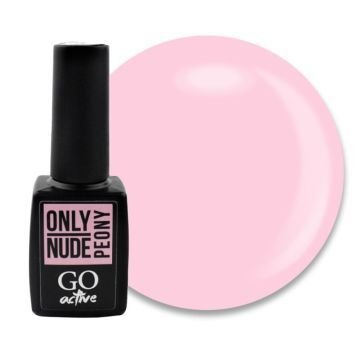 Гель-лак GO Active Only Nude ON 04 Peony, цвет - бледно-розовый пион, эмаль, плотный.