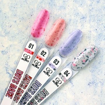 База камуфлирующая каучуковая для гель-лака GO Active Dots Base Coat 04 База камуфлирующая каучуковая для гель-лака GO Active Dots Base Coat 04