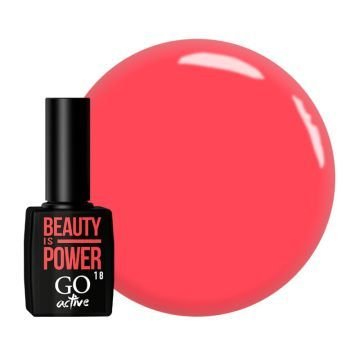 Гель-лак GO Active 018 Beauty is Power коралловый