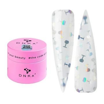 DNKa Top Wine Holographic прозрачный с голографическими бокалами DNKa Top Wine Holographic прозрачный с голографическими бокалами