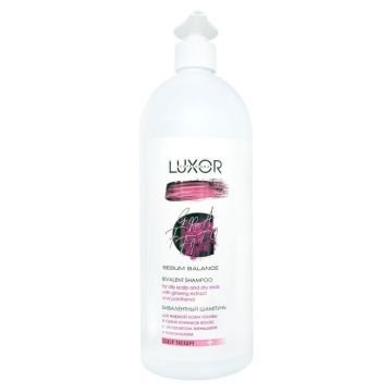 Бивалентный ШАМПУНЬ д/жирной кожи головы и сухих к-ов LUXOR PROFESSIONAL SEBUM BALANCE 