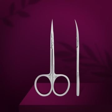STALEKS Ножницы профессиональные для кутикулы STALEKS EXCLUSIVE 22 TYPE 1 (magnolia)