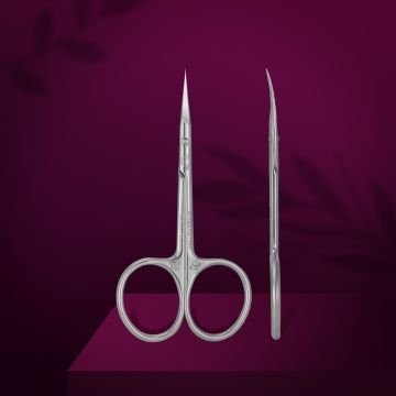 STALEKS Ножницы профессиональные для кутикулы STALEKS EXCLUSIVE 22 TYPE 2 (magnolia)