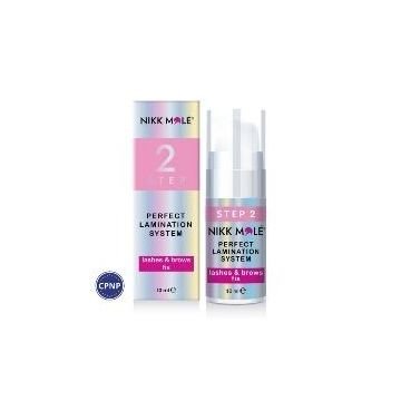 NIKK MOLE Perfect lamination STEP №2 (Lashes & brows fix) Профессиональное средство для ламинирования ресниц и бровей  STEP №2 
