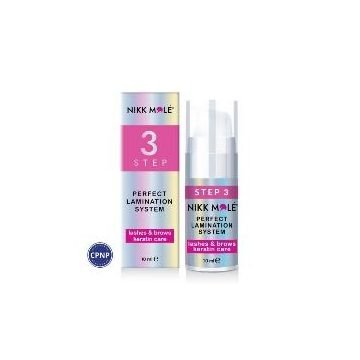 NIKK MOLE Perfect lamination STEP №3 (keratin care) Профессиональное средство для ламинирования ресниц и бровей  STEP №3 