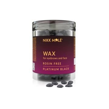 Воск в гранулах для бровей и лица NIKK MOLE Platinum Black
